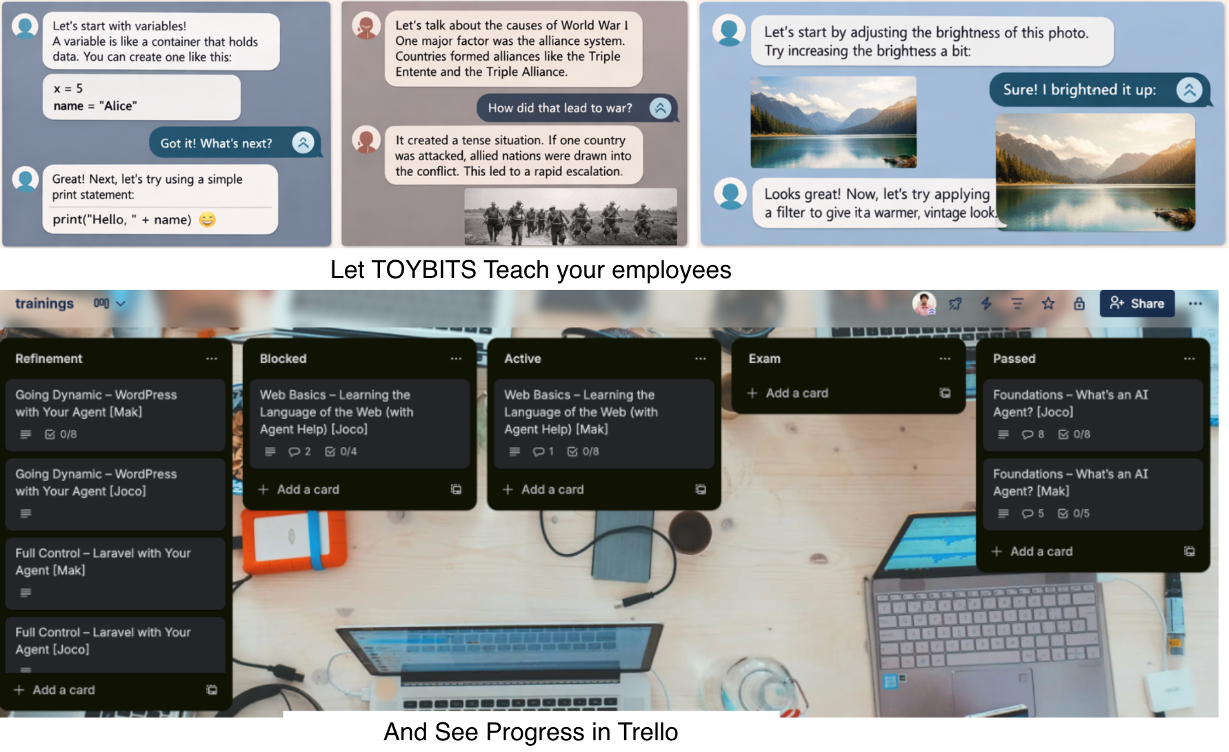 TOYBITS Employee Training Platform